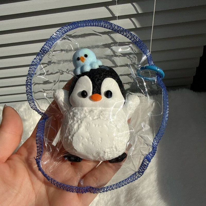 Handmade Silicone Tabab Squishy Penguin