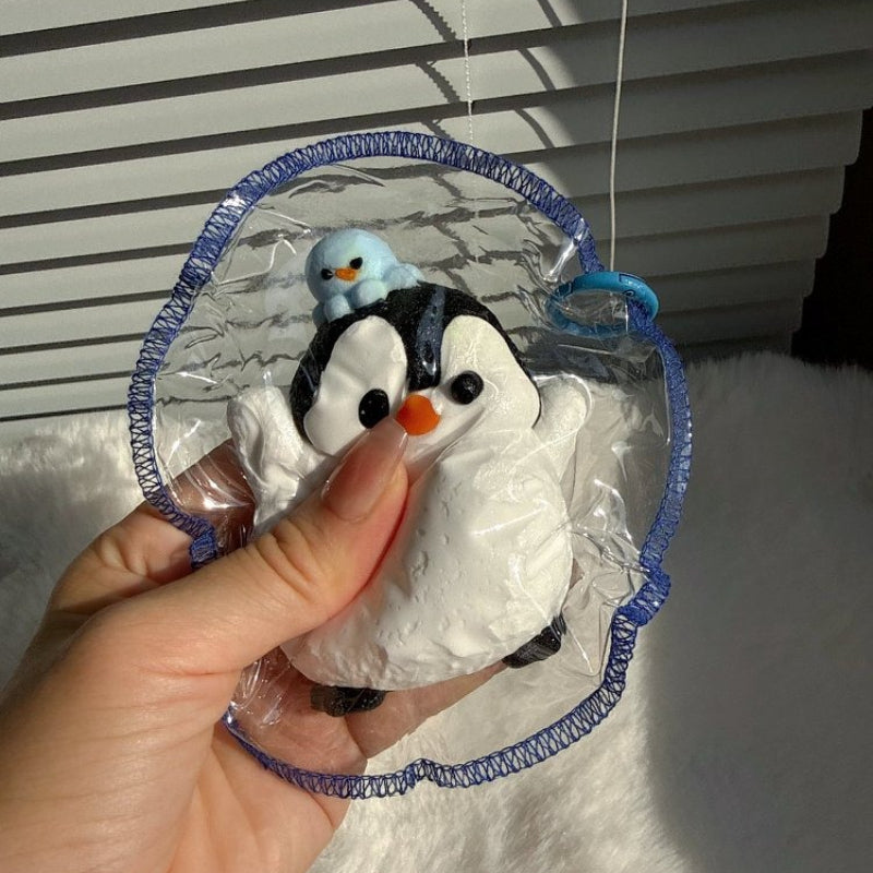 Handmade Silicone Tabab Squishy Penguin