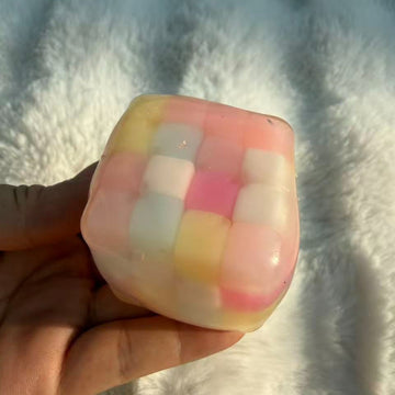 Colored Hard Candy Cube